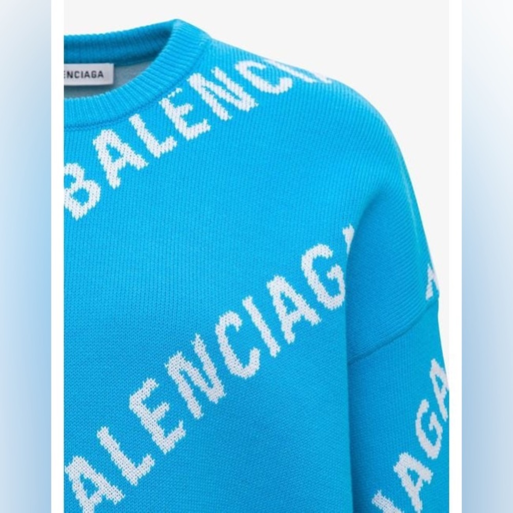 Long Sleeve Logo Sweater - Balenciaga